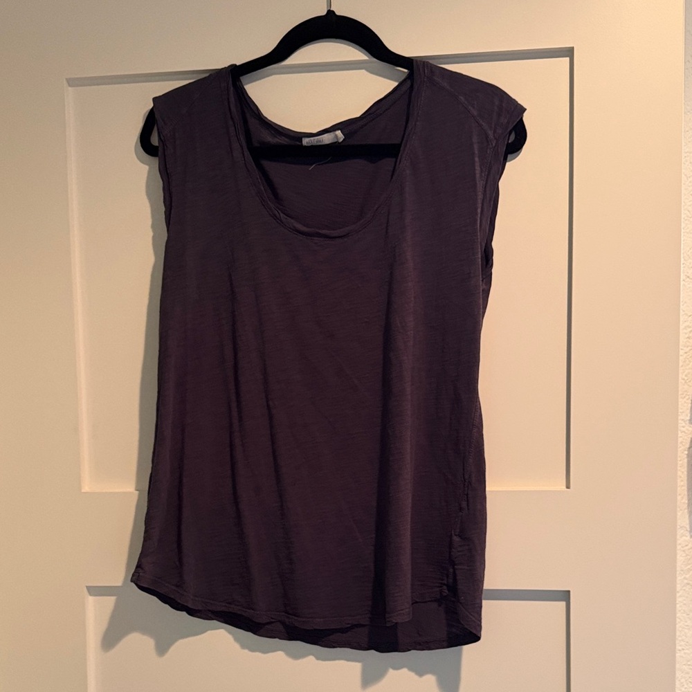 Barefoot Dreams Women's Muscle Tee - Navy Blue